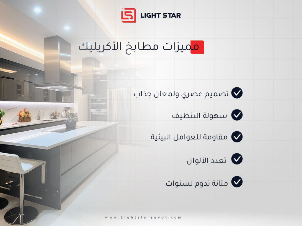 مميزات مطابخ الأكريليك