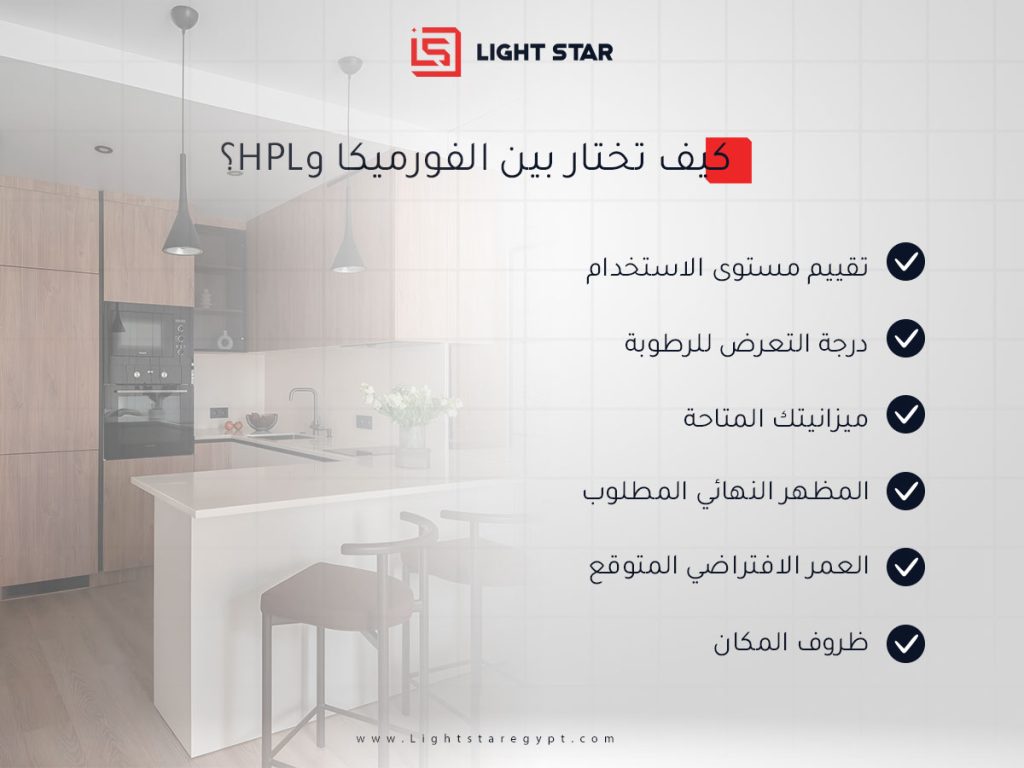 كيف تختار بين الفورميكا والـ HPL؟